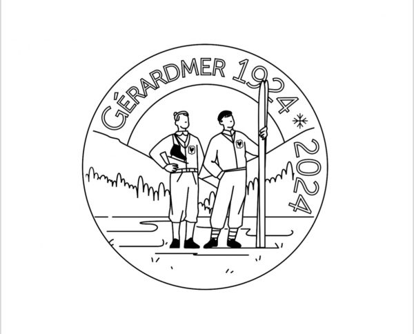 Logo Affiche Expo JO 2024 Gérardmer